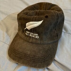 Washed Look New Zealand All Blacks Rugby Hat